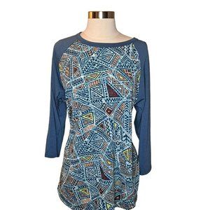 Lularoe 80’s Style Graphic Baseball  Tee L